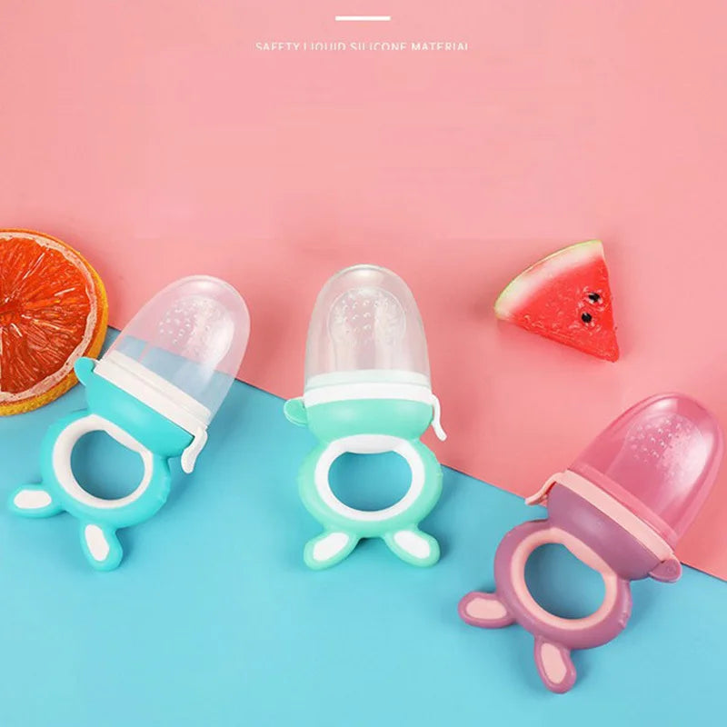 FruitFeeder – Silikon-Schnuller für fruchtige Babyfreuden 🍇👶