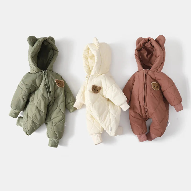 Bärenstark – Warmer Winteranzug für Babys mit Kuschelfell 🐻❄️