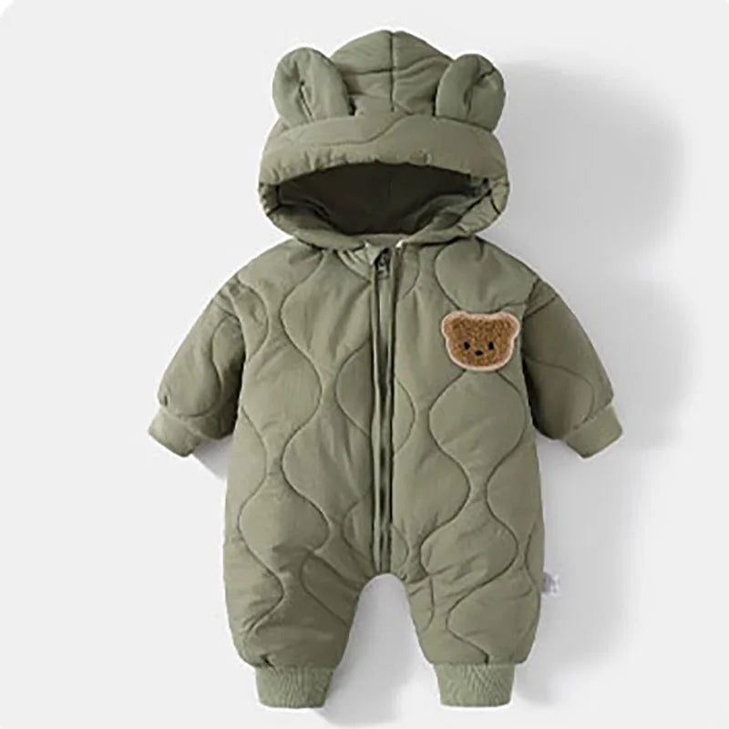 Bärenstark – Warmer Winteranzug für Babys mit Kuschelfell 🐻❄️