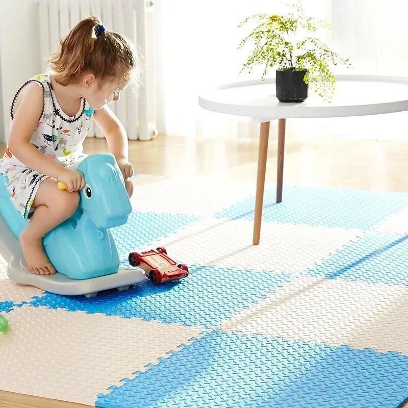 🧩 BabySoft Puzzle-Teppich – Spielen, Krabbeln, Wohlfühlen