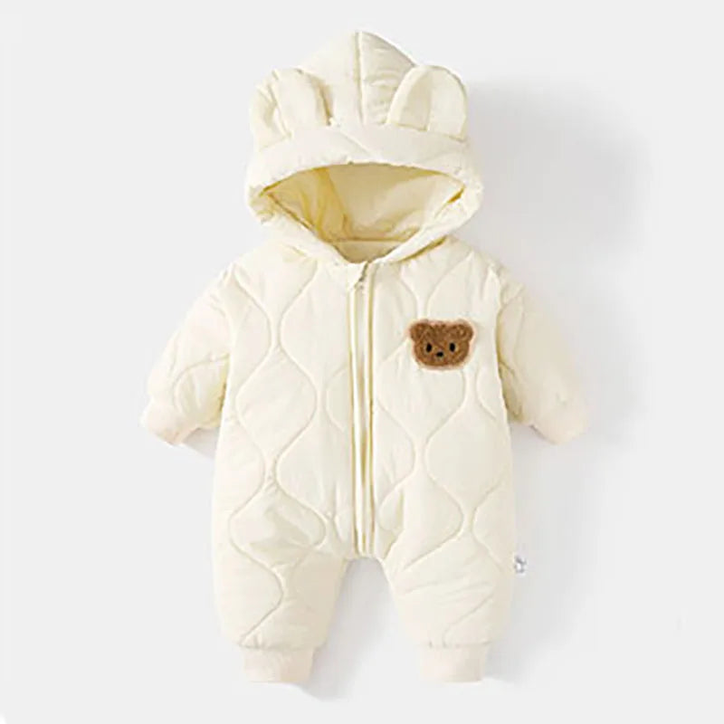 Bärenstark – Warmer Winteranzug für Babys mit Kuschelfell 🐻❄️