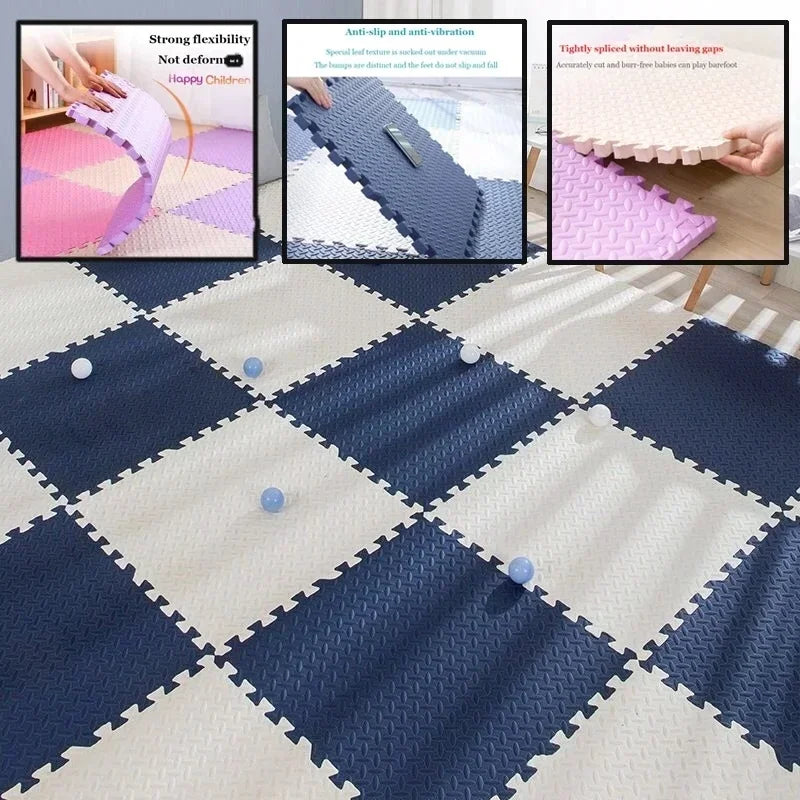 🧩 BabySoft Puzzle-Teppich – Spielen, Krabbeln, Wohlfühlen
