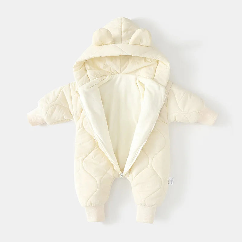 Bärenstark – Warmer Winteranzug für Babys mit Kuschelfell 🐻❄️