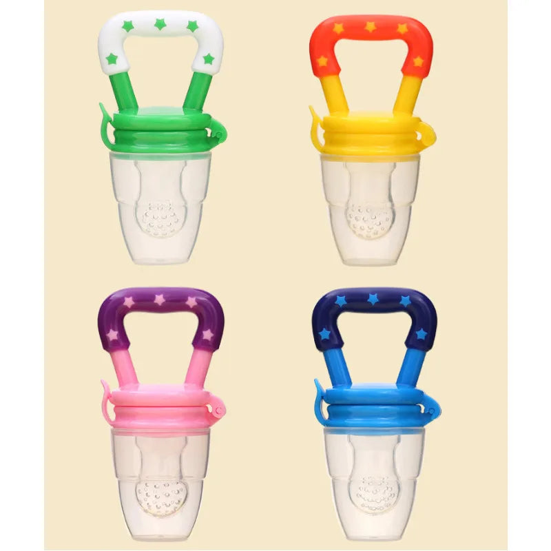 FruitFeeder – Silikon-Schnuller für fruchtige Babyfreuden 🍇👶