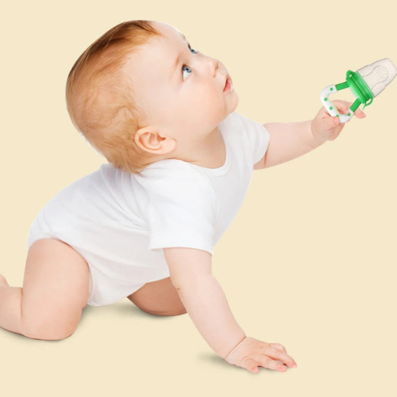 FruitFeeder – Silikon-Schnuller für fruchtige Babyfreuden 🍇👶